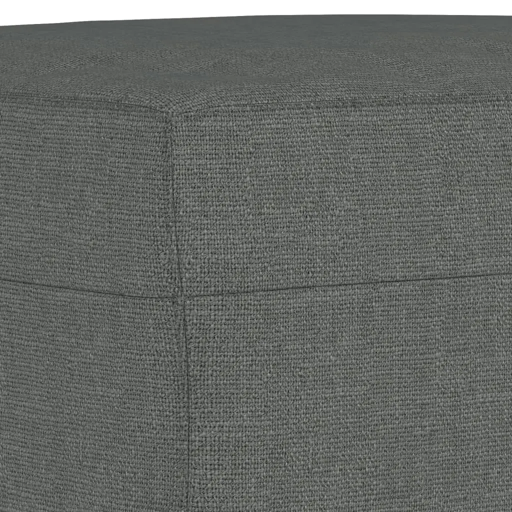 Footstool Dark Grey 60x50x41 cm Fabric 349264