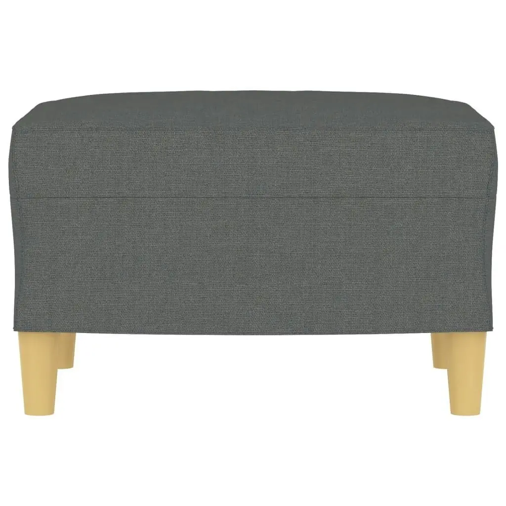 Footstool Dark Grey 60x50x41 cm Fabric 349264