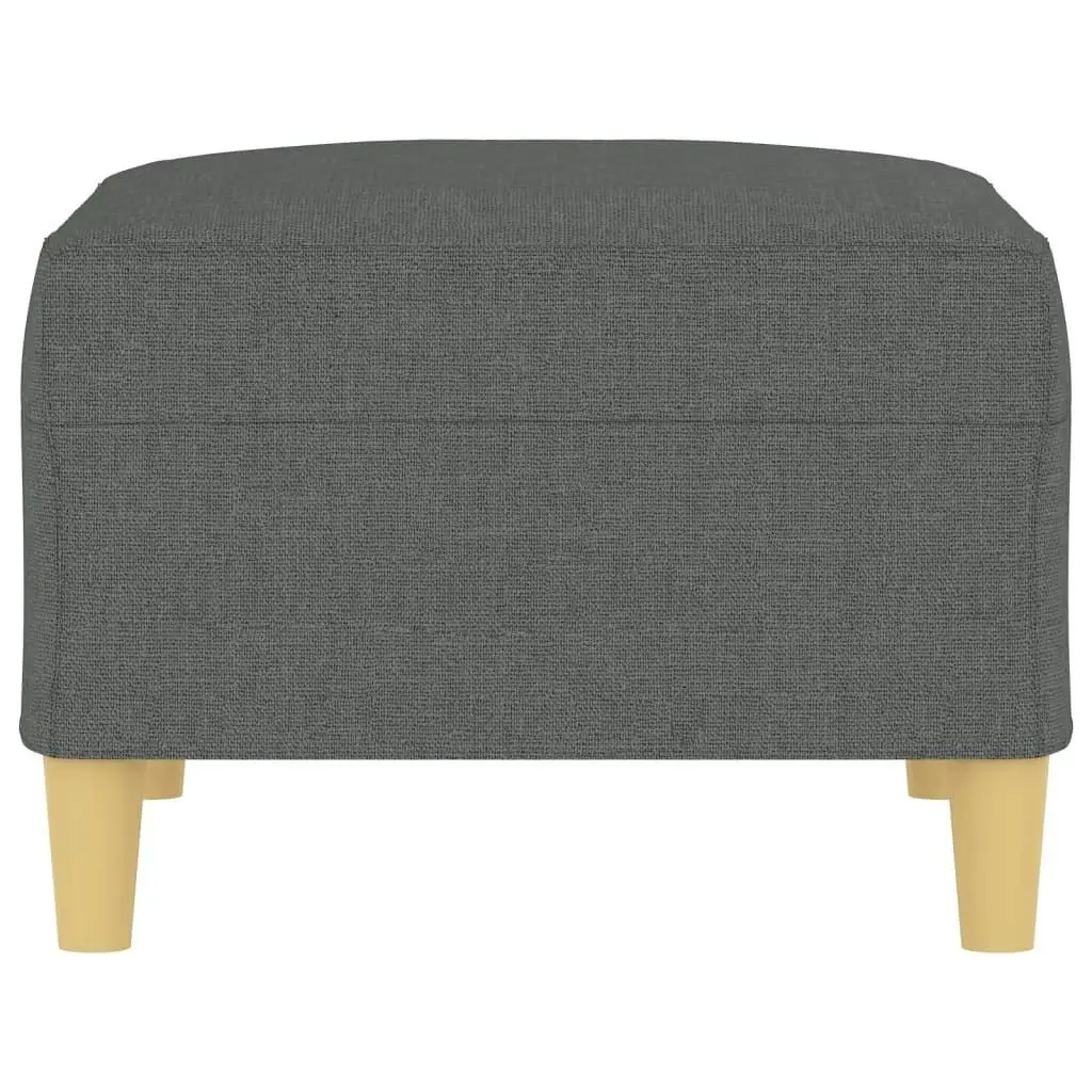 Footstool Dark Grey 70x55x41 cm Fabric 349272