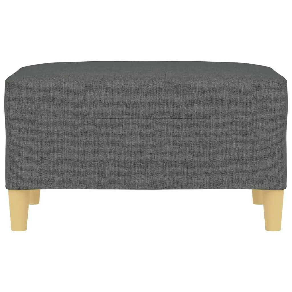 Footstool Dark Grey 70x55x41 cm Fabric 349272