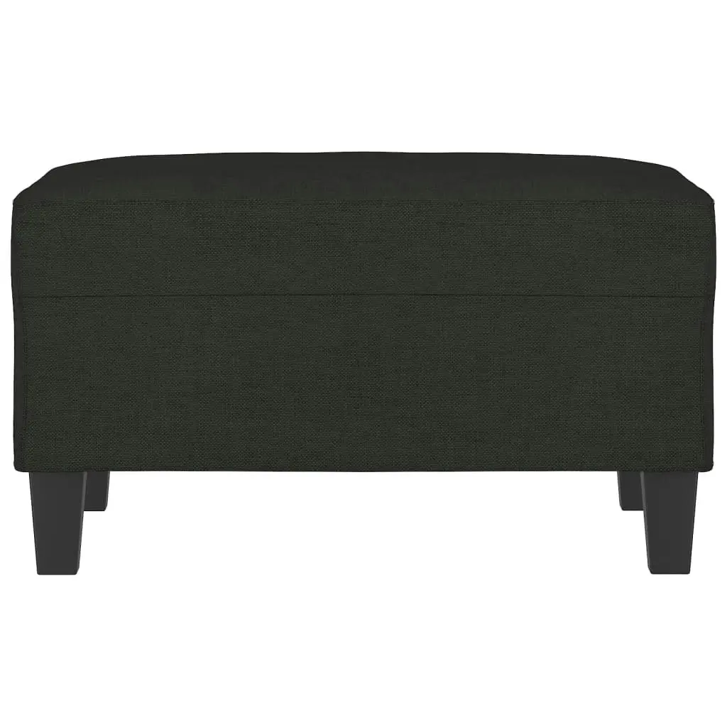 Footstool Black 70x55x41 cm Fabric 349351