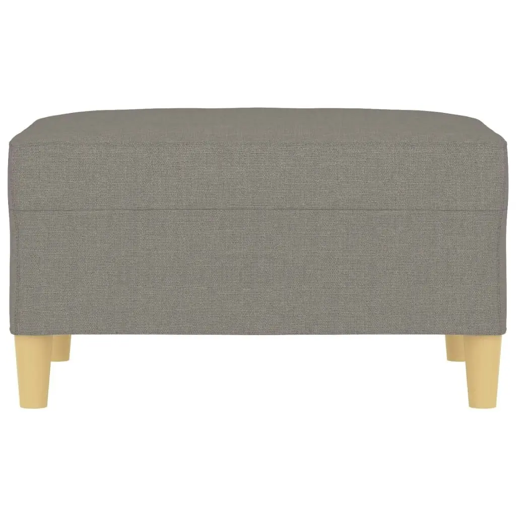 Footstool Taupe 70x55x41 cm Fabric 349278