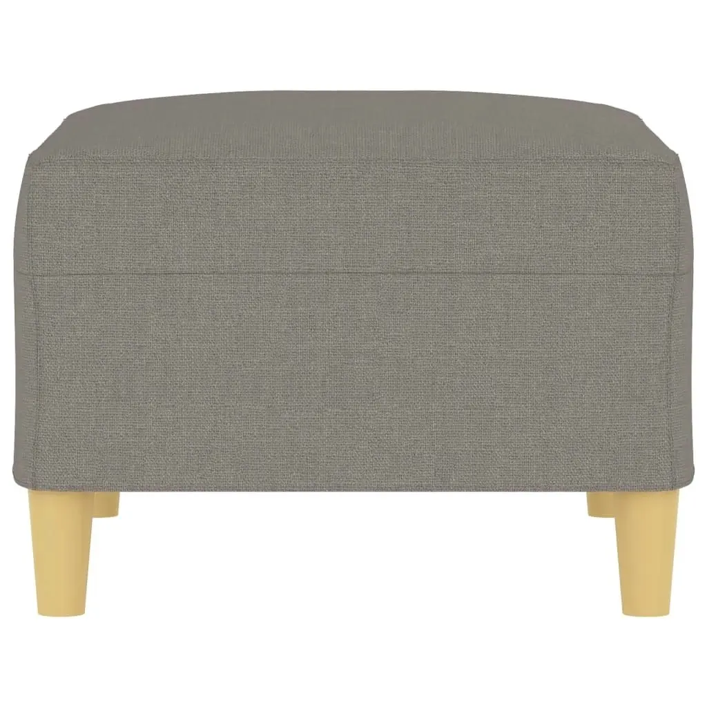 Footstool Taupe 70x55x41 cm Fabric 349278