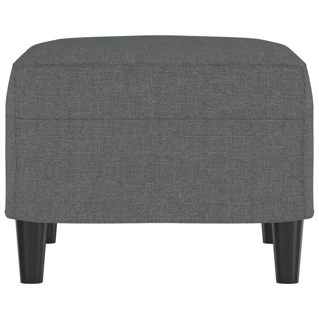 Footstool Dark Grey 60x50x41 cm Fabric 349280