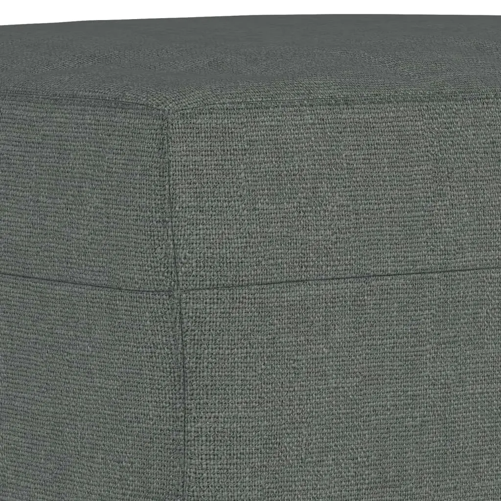 Footstool Dark Grey 60x50x41 cm Fabric 349280