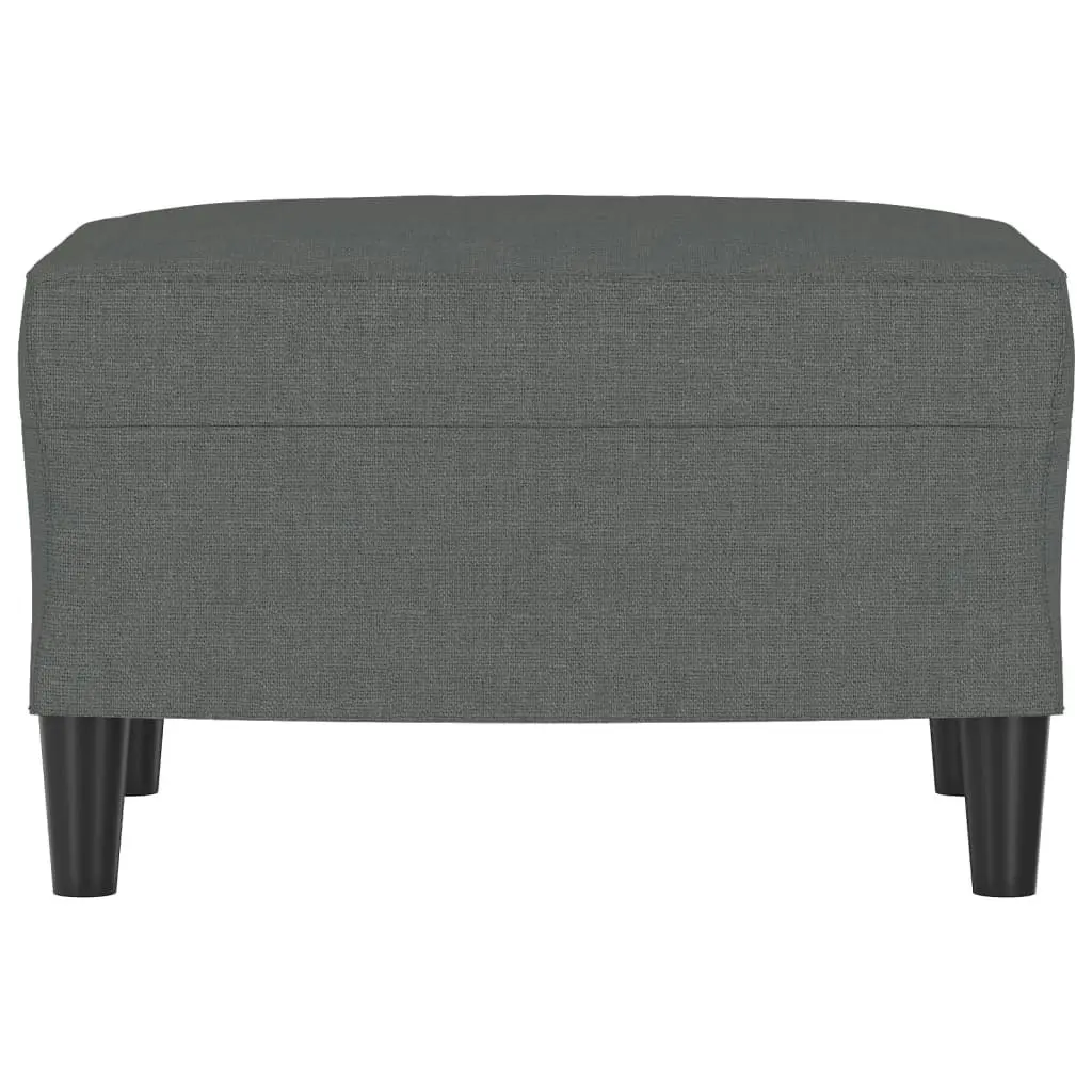 Footstool Dark Grey 60x50x41 cm Fabric 349280