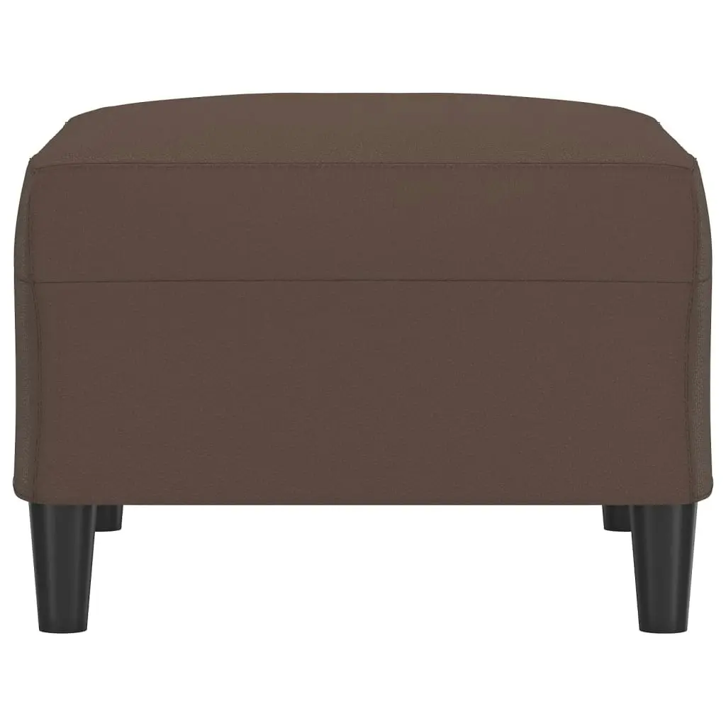 Footstool Brown 70x55x41 cm Faux Leather 349313