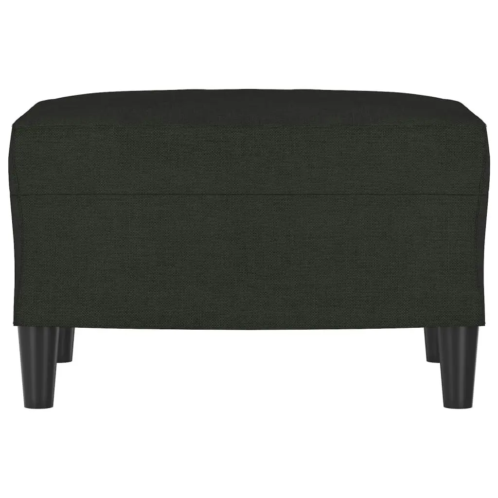 Footstool Black 60x50x41 cm Fabric 349283