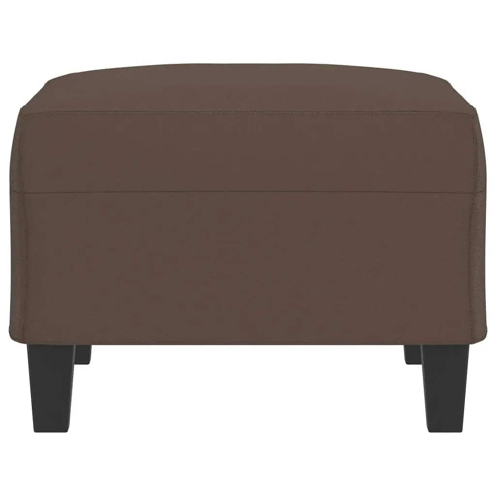 Footstool Brown 70x55x41 cm Faux Leather 349357