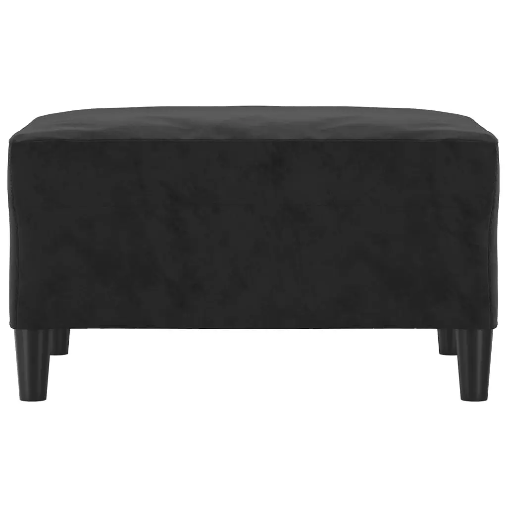 Footstool Black 70x55x41 cm Velvet 349322