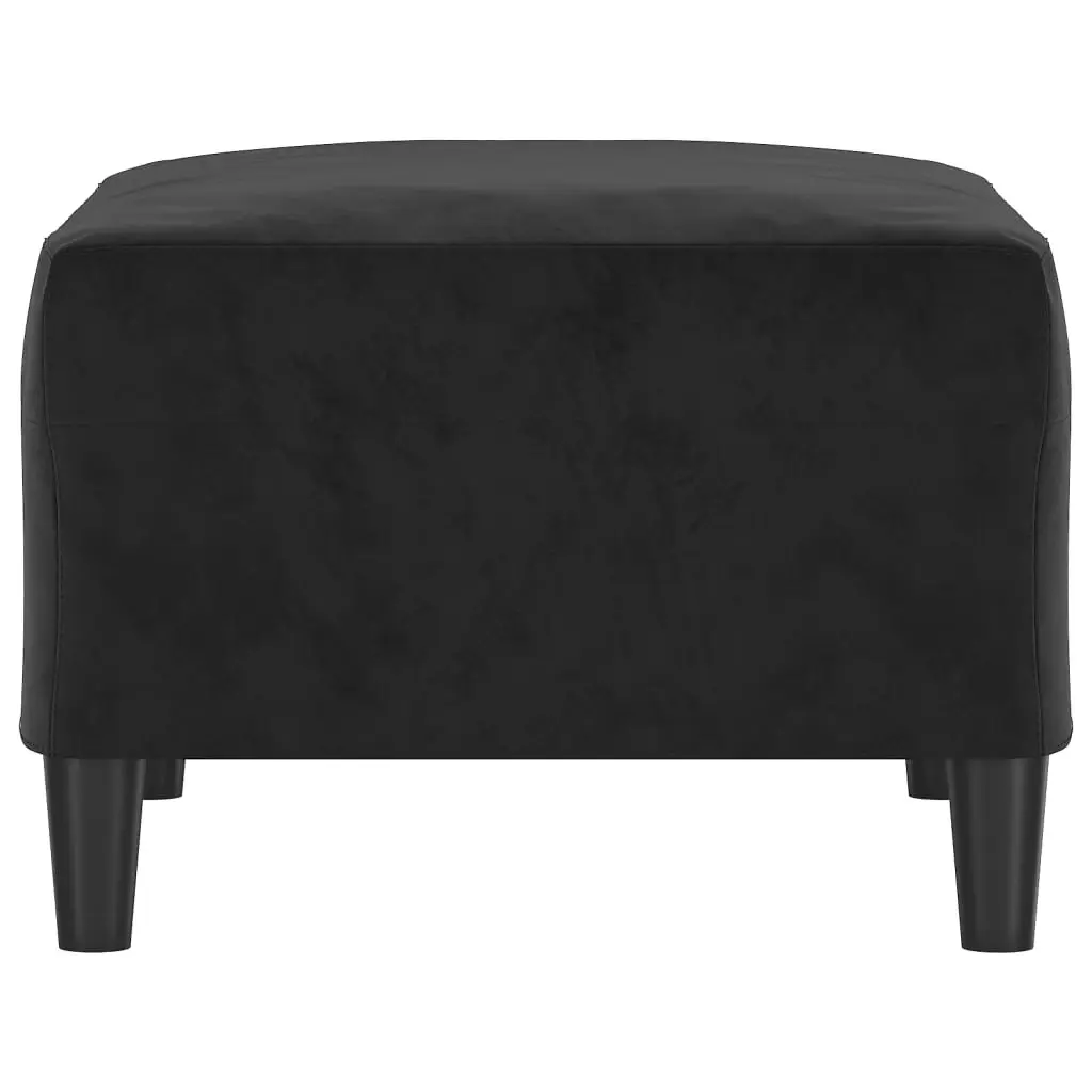 Footstool Black 70x55x41 cm Velvet 349322