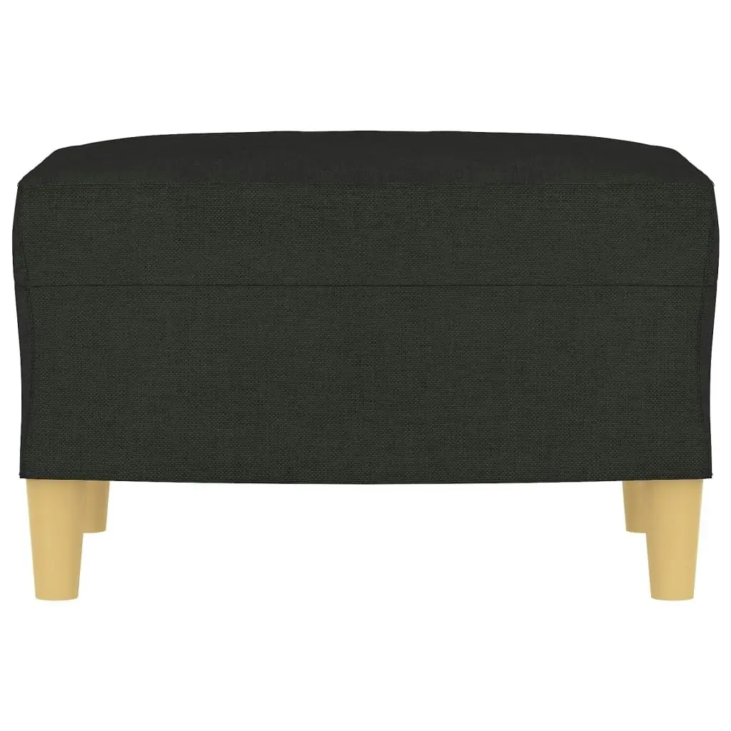 Footstool Black 60x50x41 cm Fabric 349267