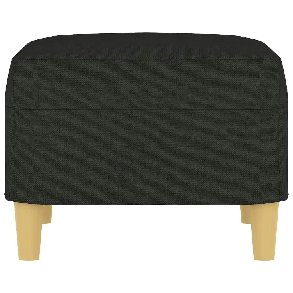 Footstool Black 60x50x41 cm Fabric 349267