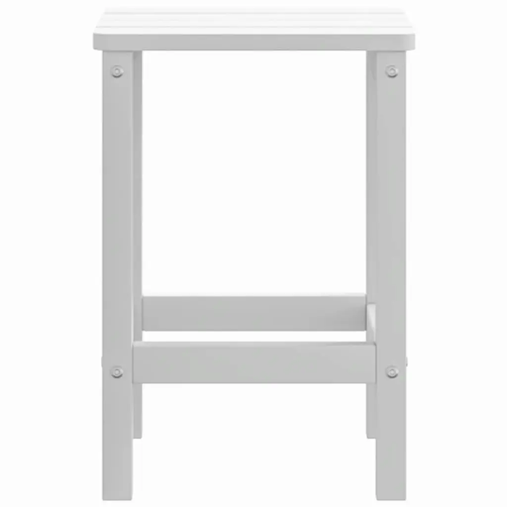 Garden Adirondack Table White 38x38x46 cm HDPE 318641