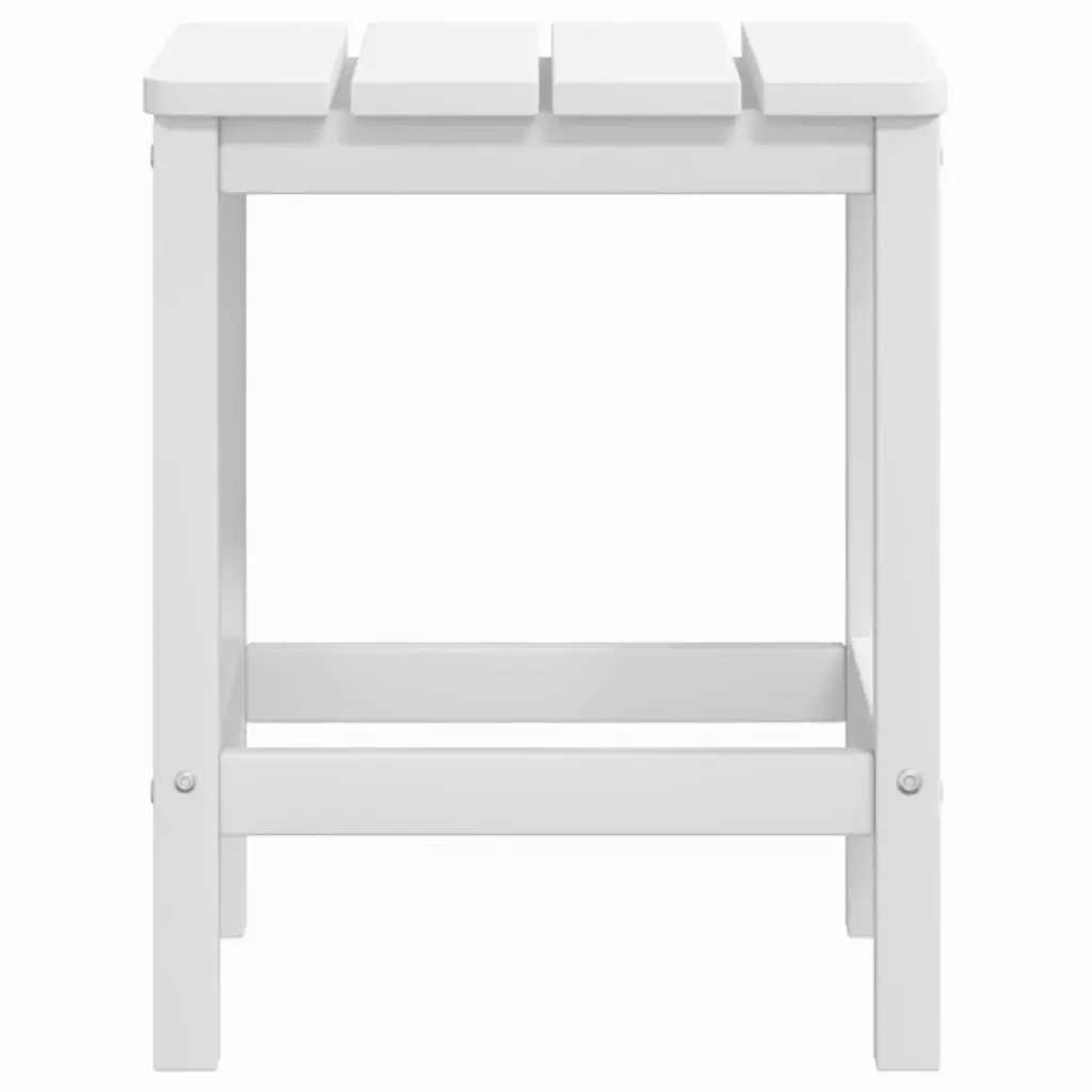 Garden Adirondack Table White 38x38x46 cm HDPE 318641