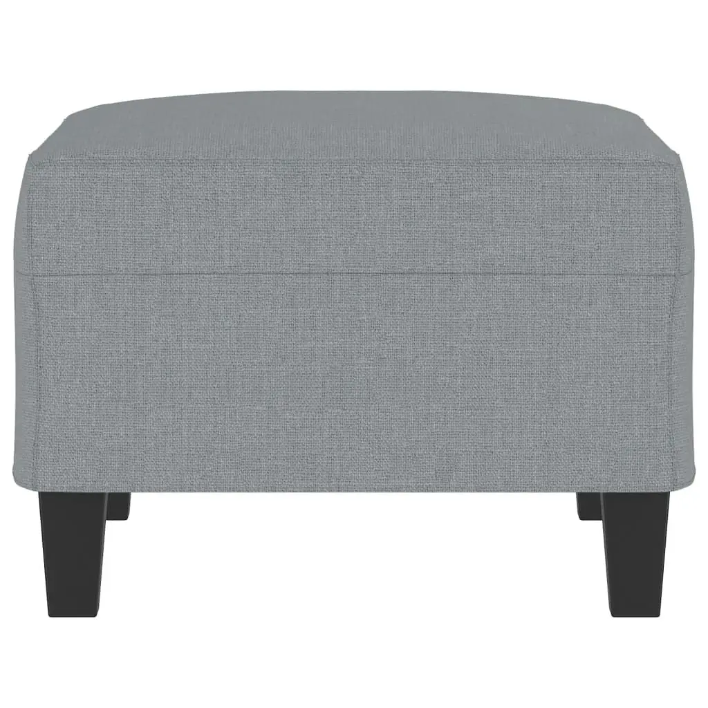 Footstool Light Grey 70x55x41 cm Fabric 349347