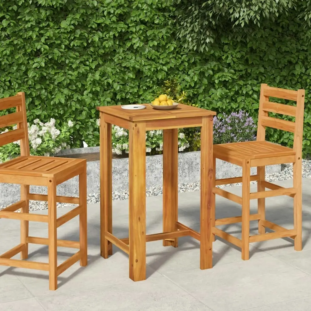 Garden Bar Table 60x60x105 cm Solid Wood Acacia 319700