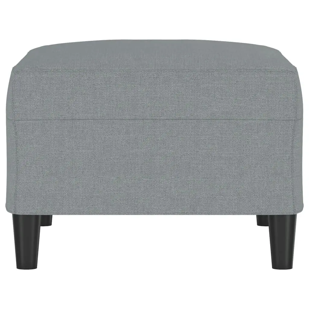 Footstool Light Grey 70x55x41 cm Fabric 349303