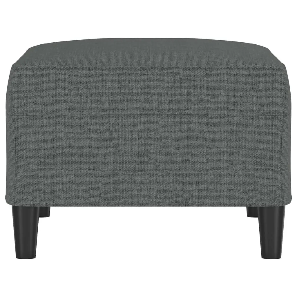 Footstool Dark Grey 70x55x41 cm Fabric 349304