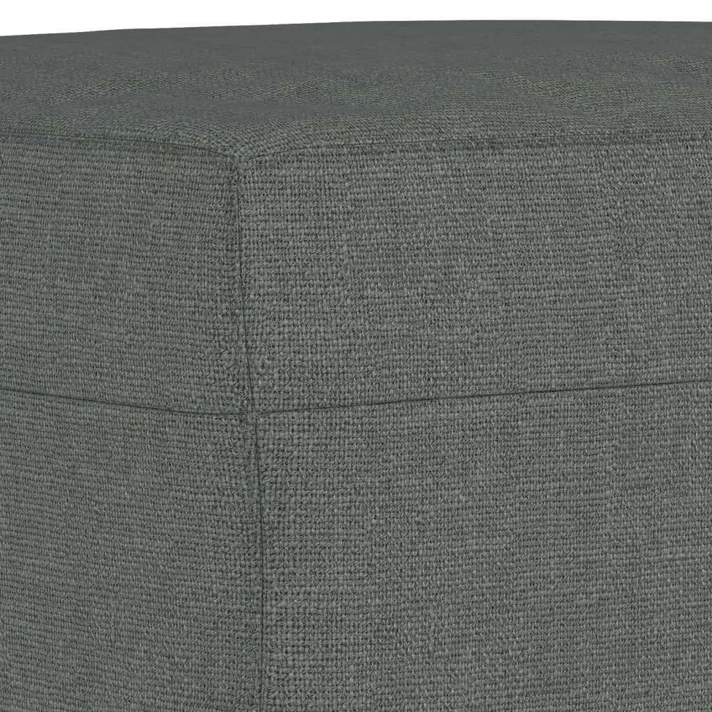 Footstool Dark Grey 70x55x41 cm Fabric 349304