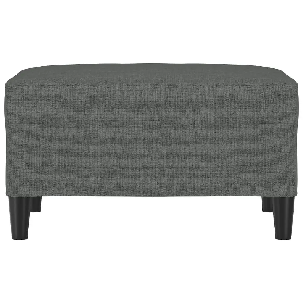 Footstool Dark Grey 70x55x41 cm Fabric 349304