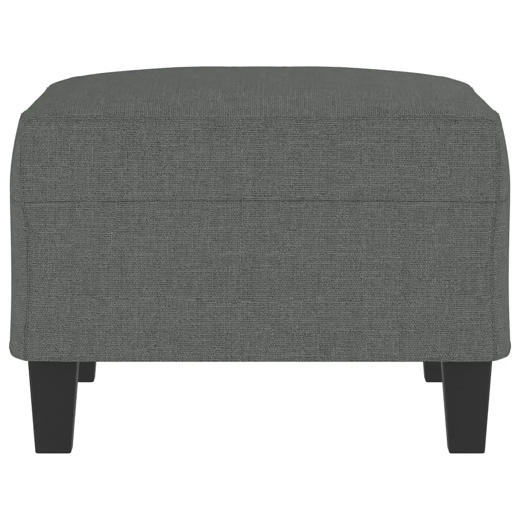 Footstool Dark Grey 70x55x41 cm Fabric 349348