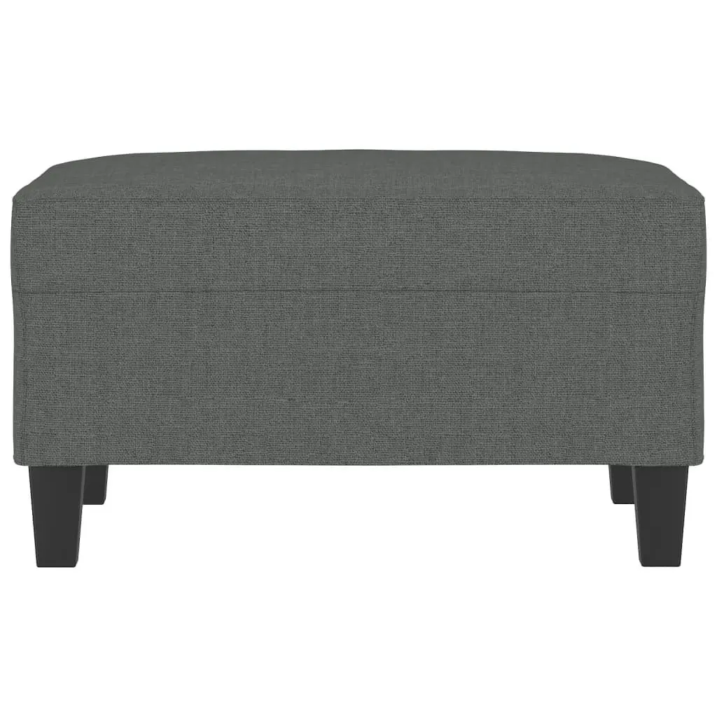 Footstool Dark Grey 70x55x41 cm Fabric 349348