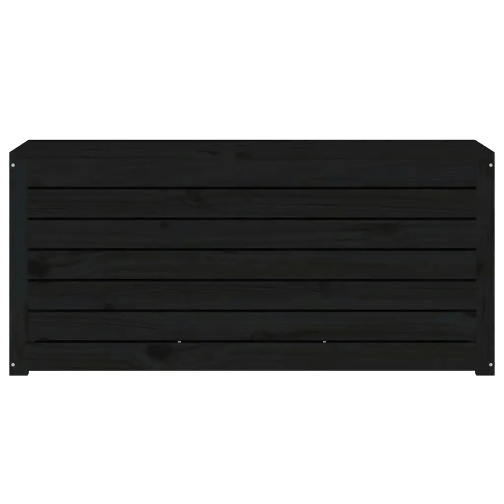 Garden Box Black 101x50.5x46.5 cm Solid Wood Pine 823952