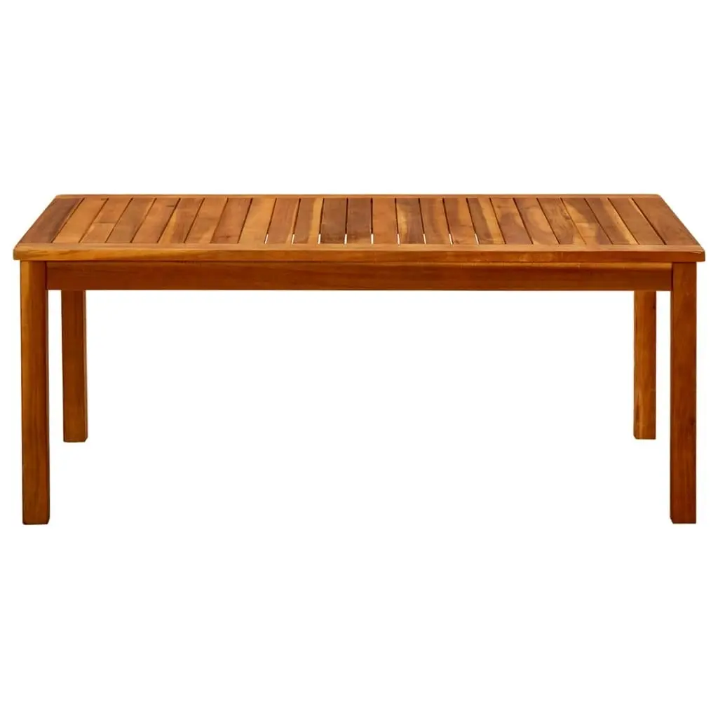 Garden Coffee Table 110x60x45 cm Solid Acacia Wood 316401