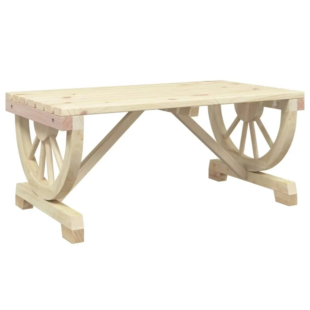 Garden Coffee Table 90x50x40 cm Solid Wood Fir 365107