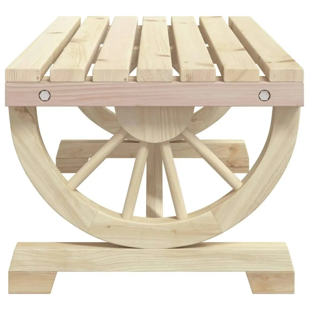 Garden Coffee Table 90x50x40 cm Solid Wood Fir 365107