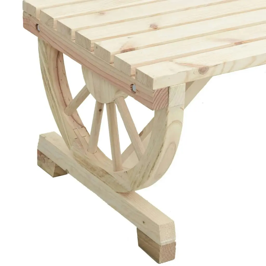 Garden Coffee Table 90x50x40 cm Solid Wood Fir 365107