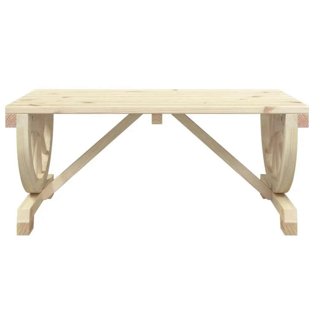 Garden Coffee Table 90x50x40 cm Solid Wood Fir 365107