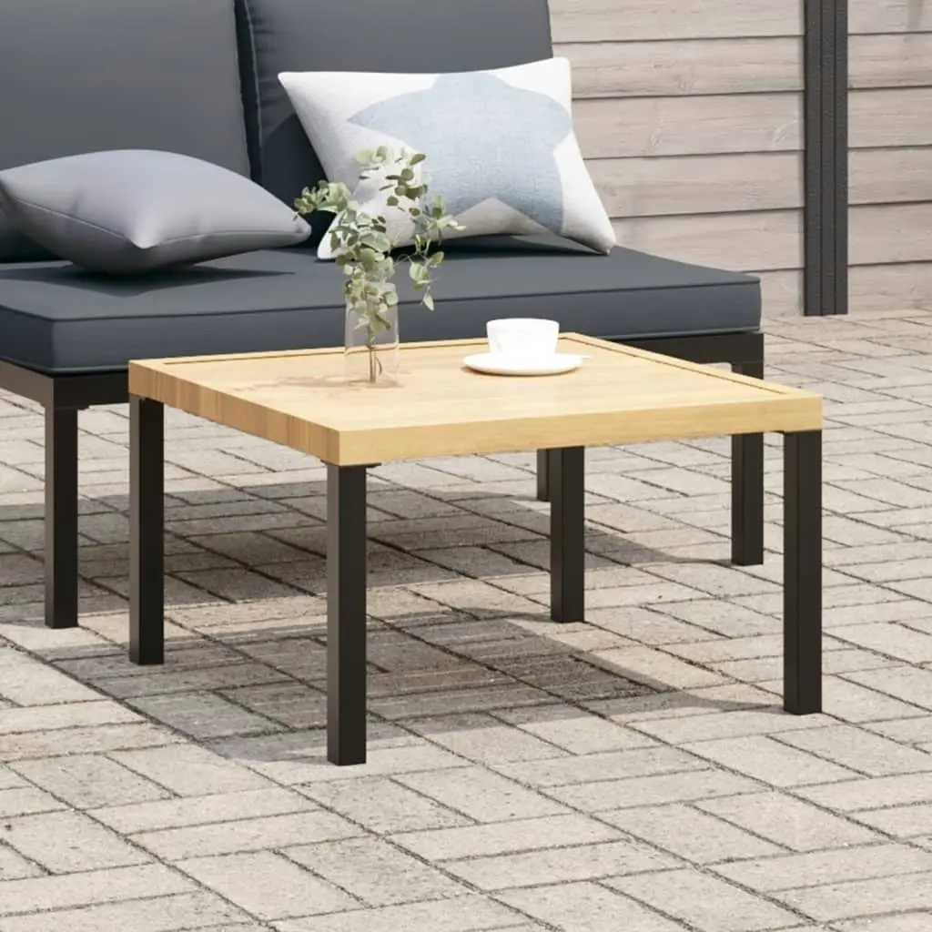 Garden Coffee Table Black 65x65x40 cm Aluminium 4008573