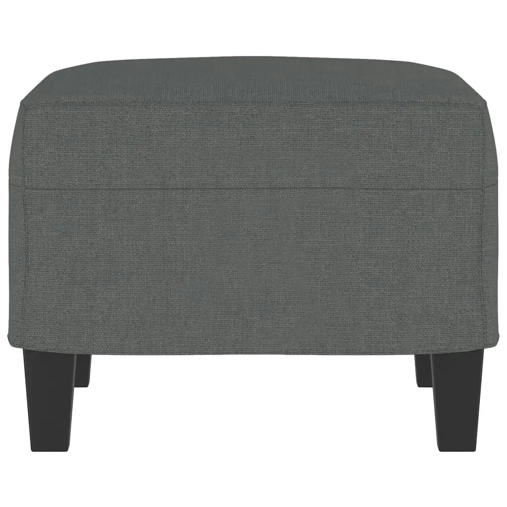 Footstool Dark Grey 60x50x41 cm Fabric 349328