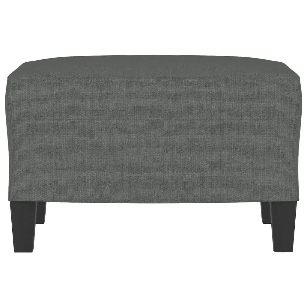 Footstool Dark Grey 60x50x41 cm Fabric 349328