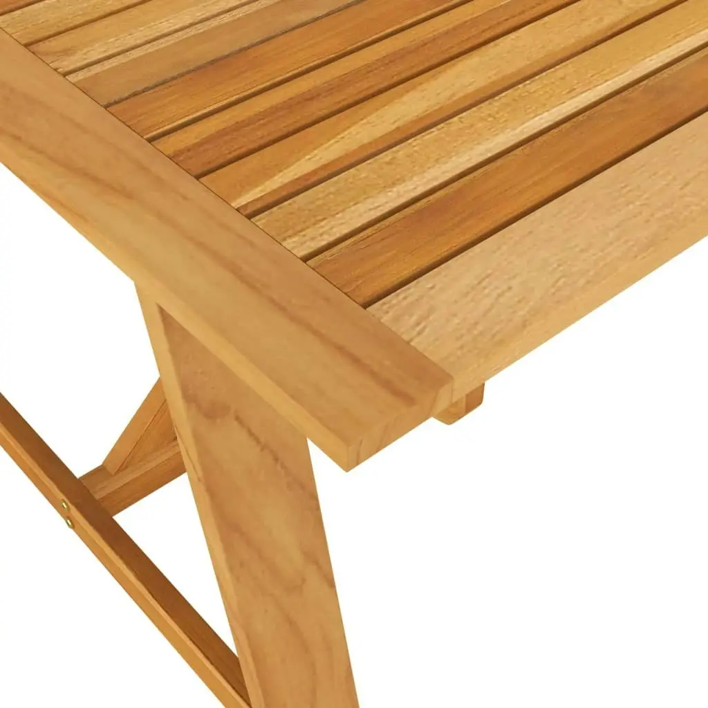 Garden Dining Table 206x100x74 cm Solid Acacia Wood 312407