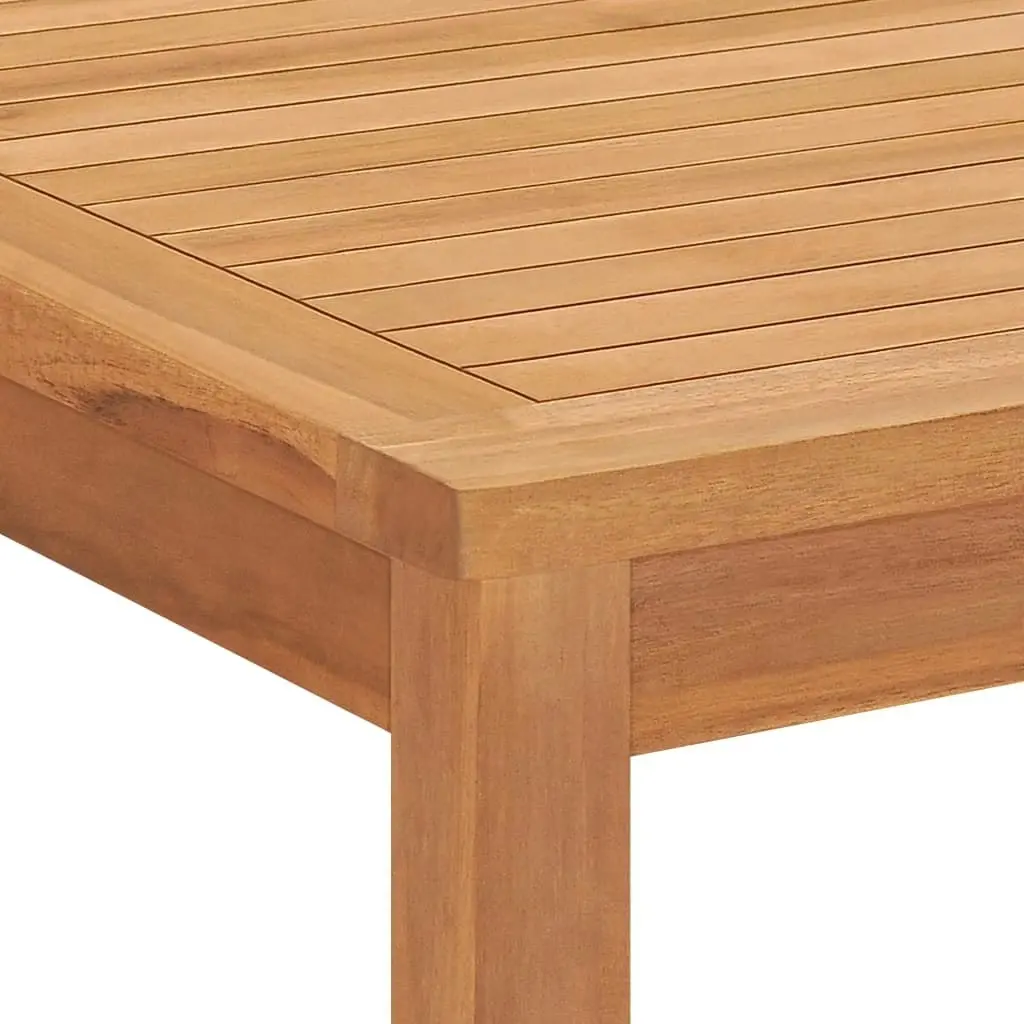 Garden Dining Table 160x80x77 cm Solid Teak Wood 315620