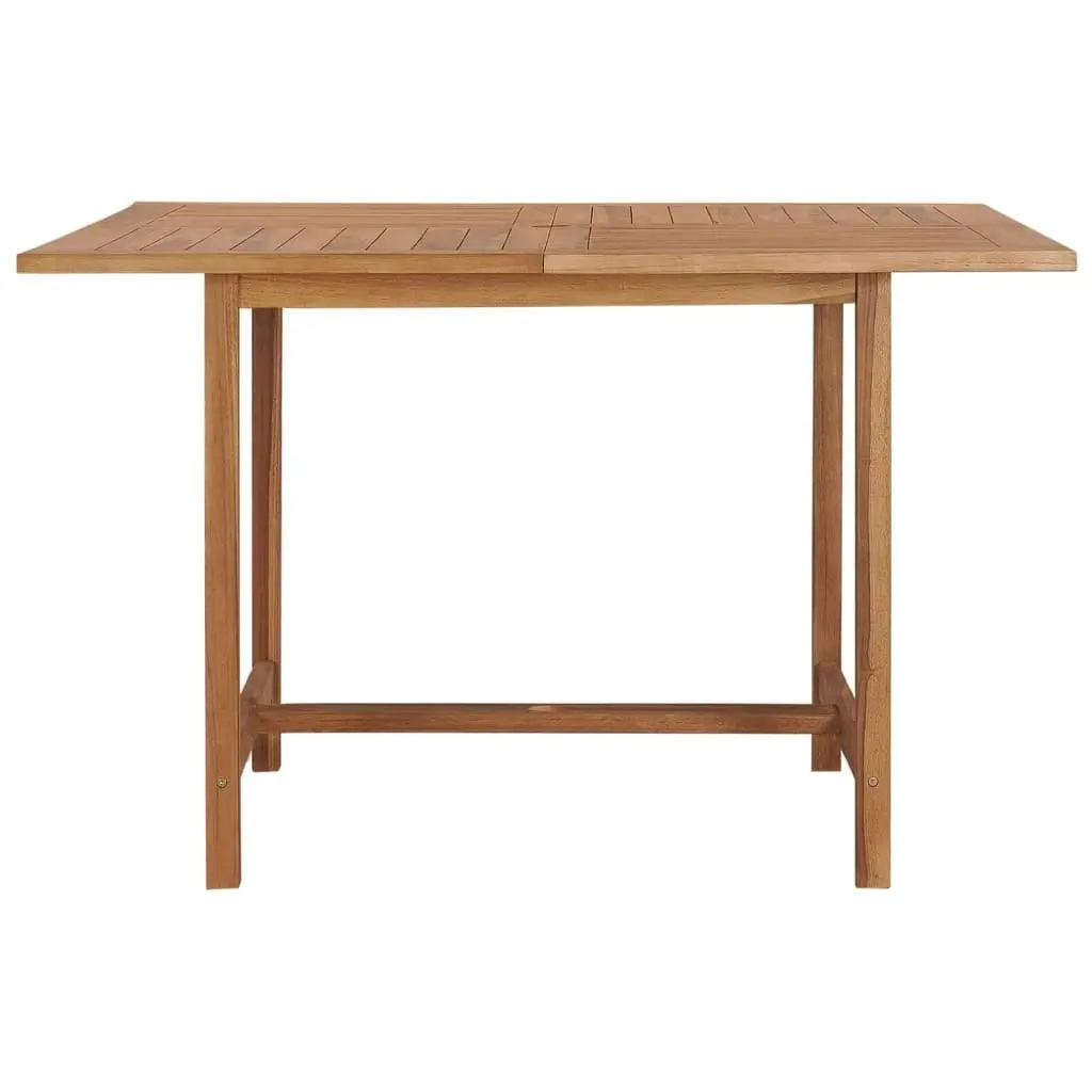 Garden Dining Table 110x110x75 cm Solid Wood Teak 318477