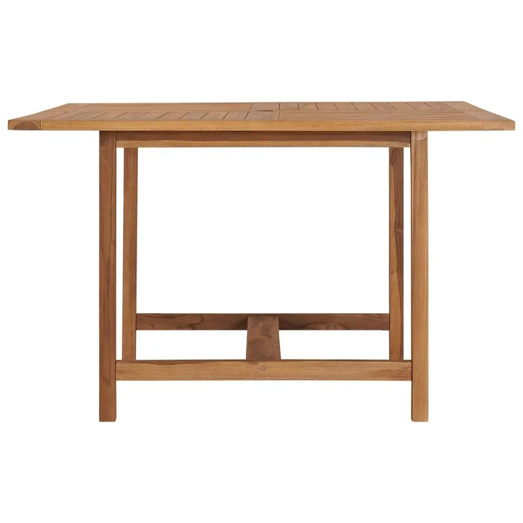 Garden Dining Table 110x110x75 cm Solid Wood Teak 318477