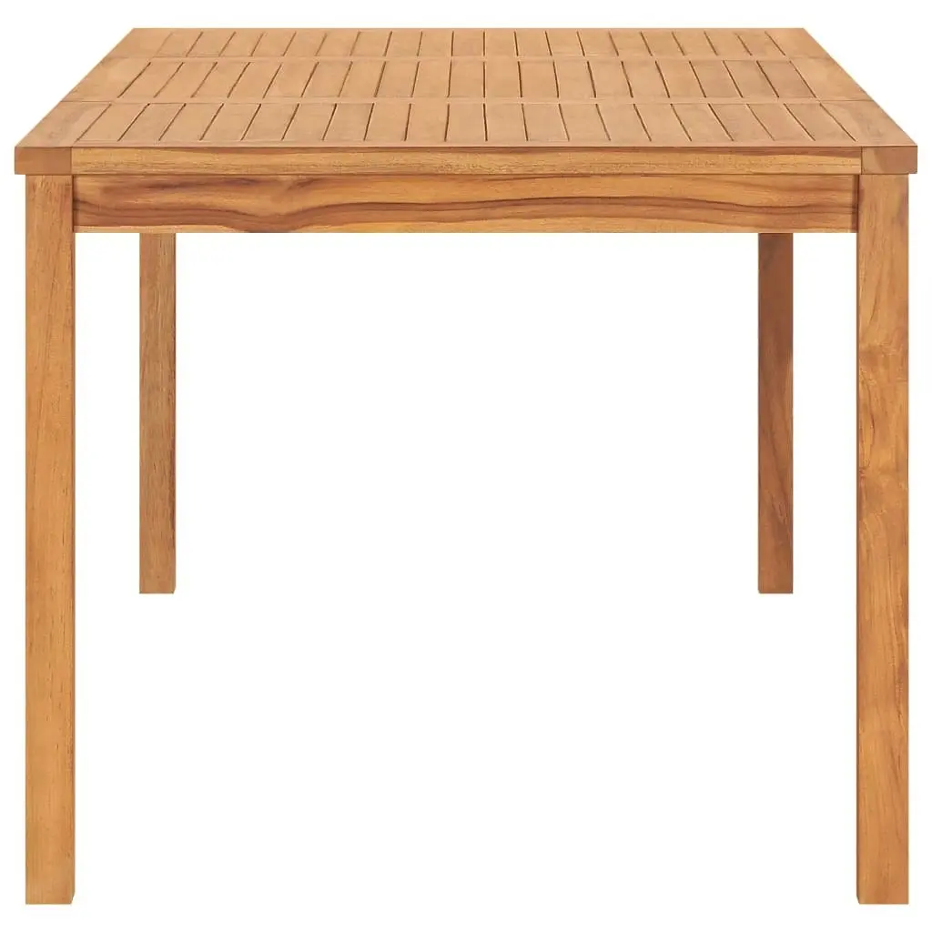 Garden Dining Table 180x90x77 cm Solid Teak Wood 315621