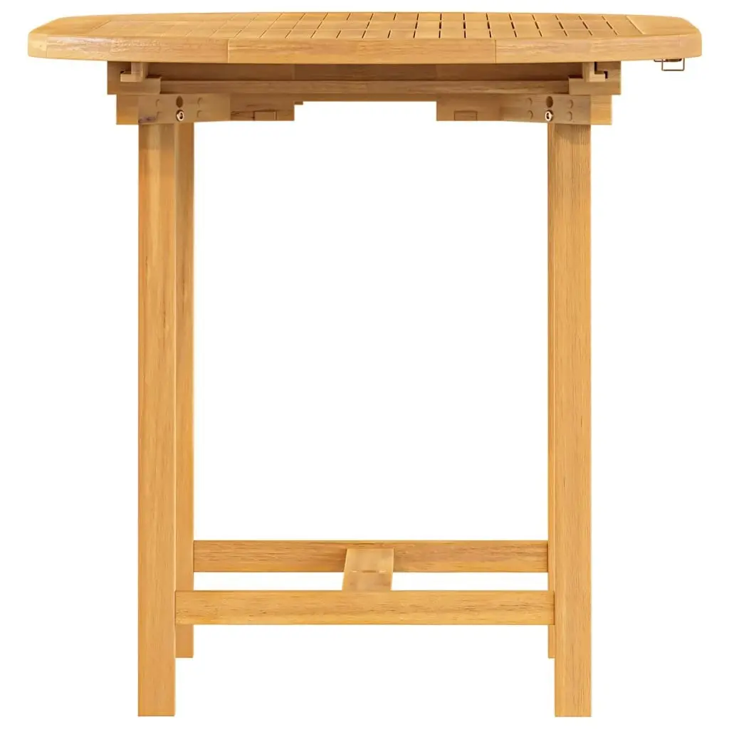 Extending Garden Table 110-160x80x75 cm Solid Wood Teak 363486