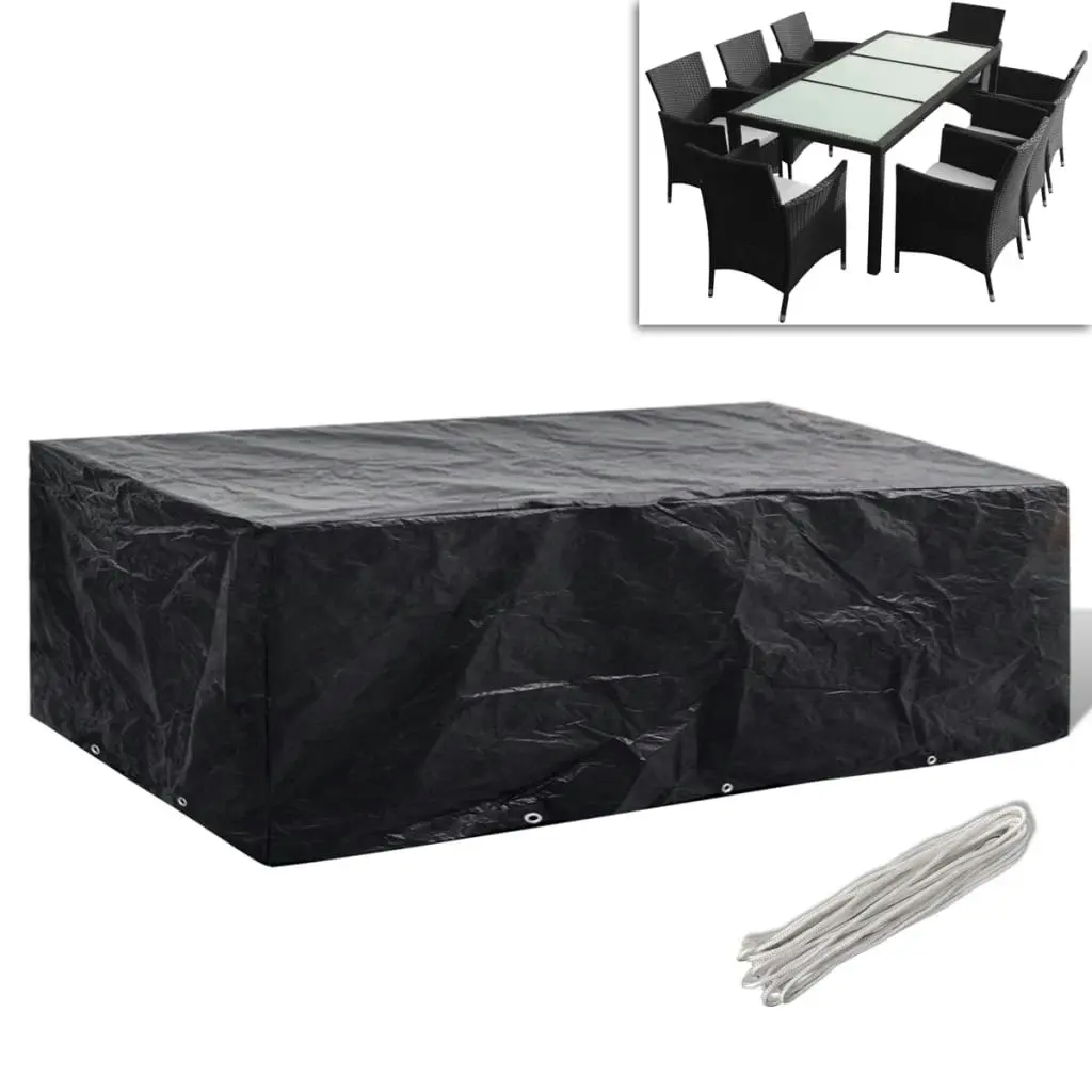 Garden Furniture Cover 8 Eyelets 300x140x90 cm 41642