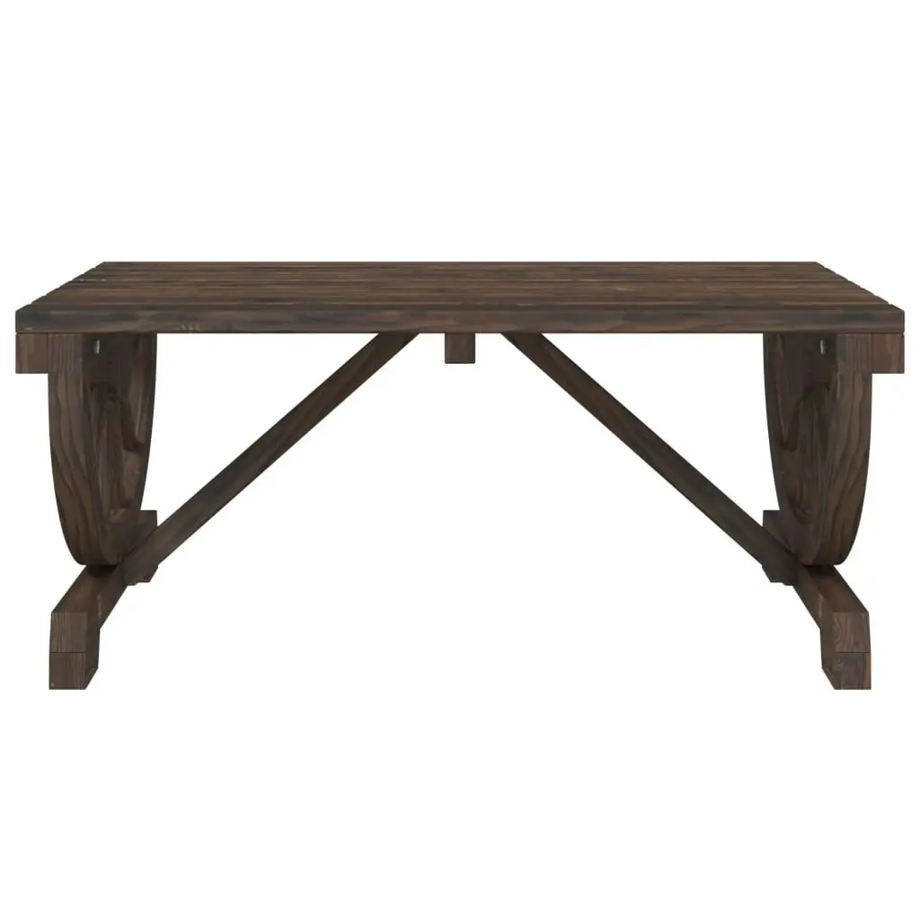 Garden Coffee Table 90x50x40 cm Solid Wood Fir 365108