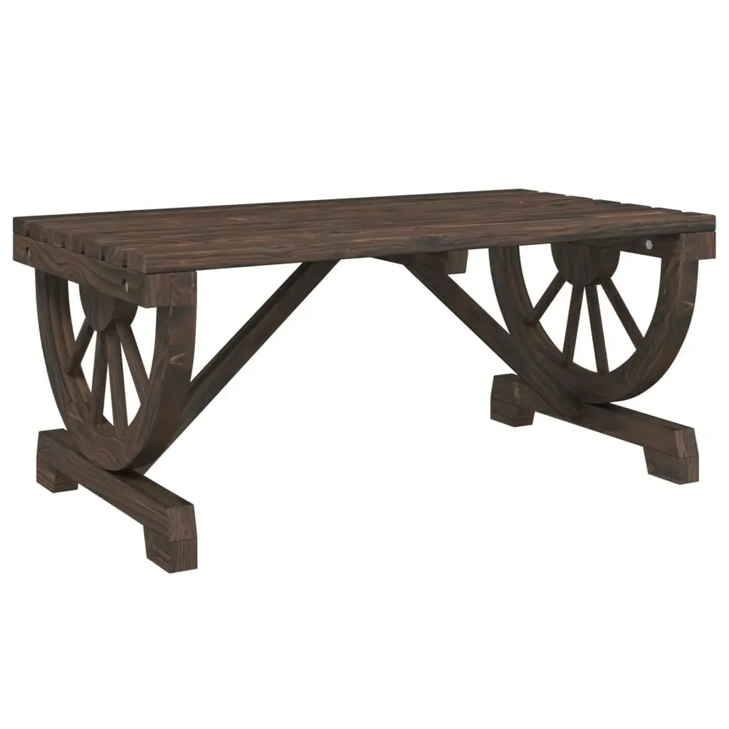 Garden Coffee Table 90x50x40 cm Solid Wood Fir 365108