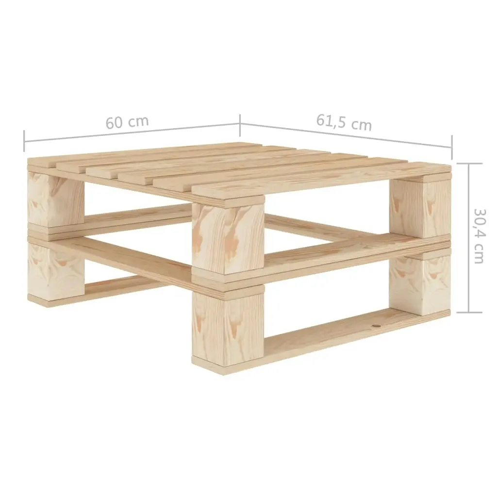 Garden Pallet Table Wood 49330