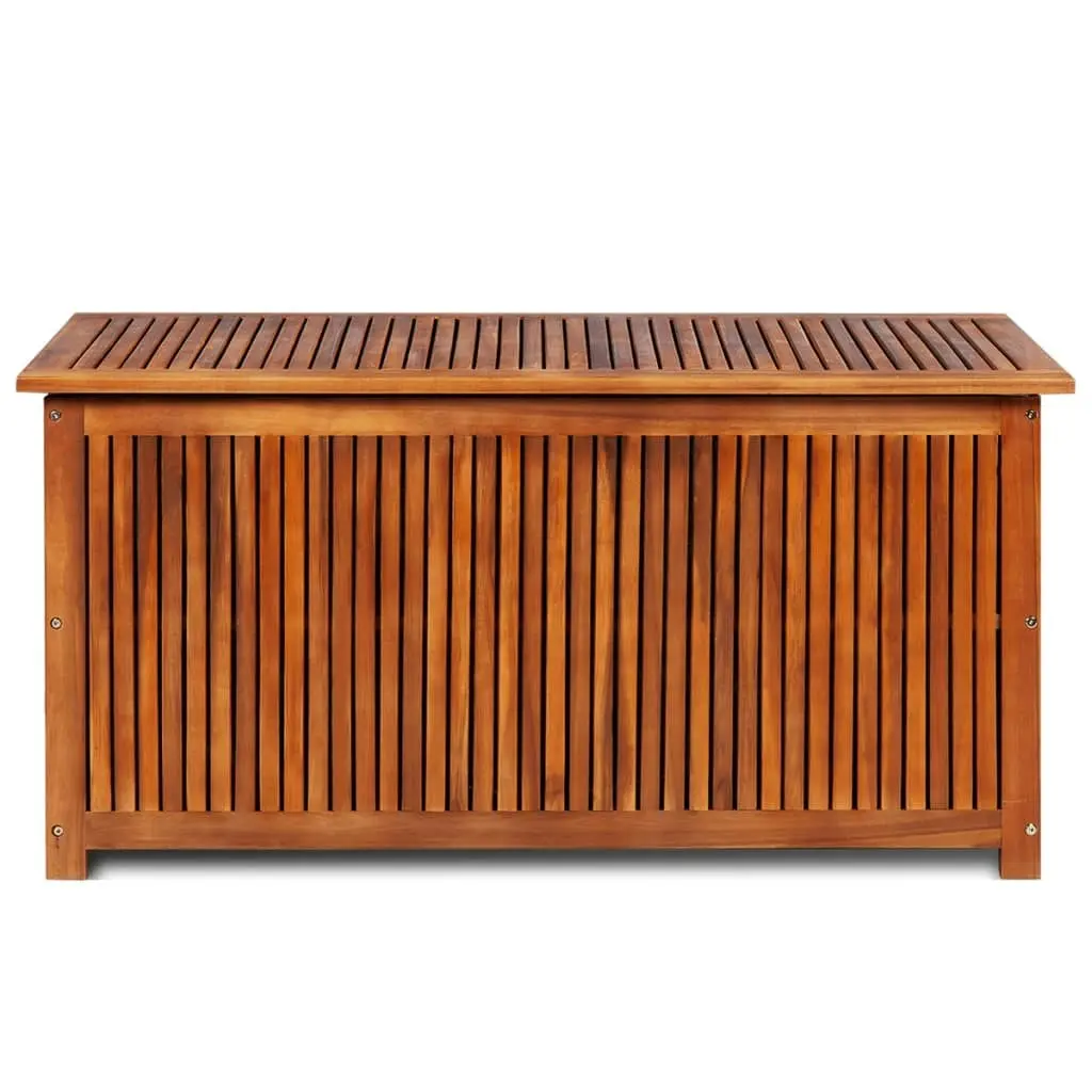 Garden Storage Box 117x50x58 cm Solid Acacia Wood 44127