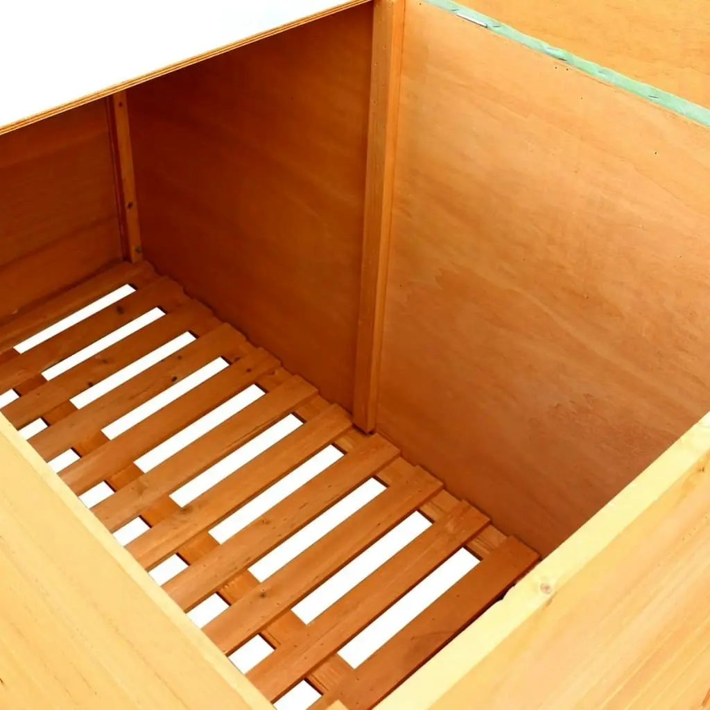 Garden Storage Box 126x72x72 cm Wood 42702