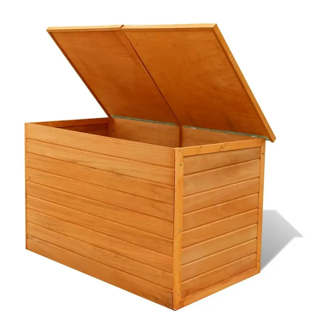 Garden Storage Box 126x72x72 cm Wood 42702