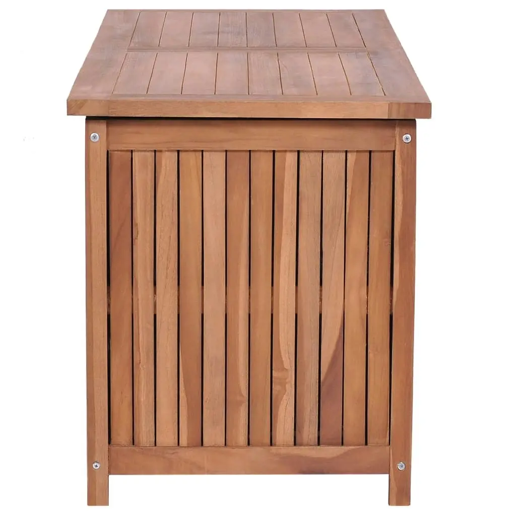 Garden Storage Box 120x50x58 cm Solid Teak Wood 44669